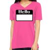 Ladies' Relaxed Jersey V-Neck T-Shirt Thumbnail